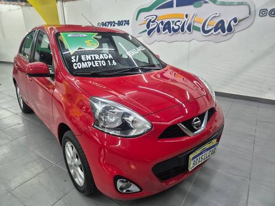 NISSAN MARCH 1.6 SV 16V FLEX 4P MANUAL NISSAN MARCH 1.6 SV 16V FLEX 4P MANUAL